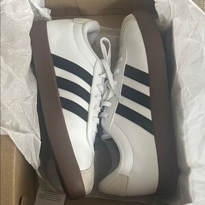 adidas White and Black Athletic Shoes